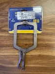 Msc 9" Locking C-clamp, Part #00588111, Irwin 9SP, With Swivel Pads, New. Fixed Price $15.00.
