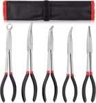 King 5PCS 11" Long Needle Nose Pliers Set Extended Reach Precision Tools W/ St. Fixed Price $26.89.