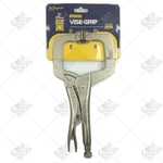 Vise-grip 11SP 11" Long, 3-3/8" Capacity Locking C-clamp With Swivel Pads. Fixed Price $37.99.
