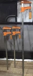 Lot Of Vintage Jorgensen Made Usa Steel Bar Clamps #3724 (24") & #3736 (36". Fixed Price $44.95.
