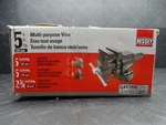 Bessey 5 In. Multi-purpose Rotating Pipe And Bench Vise With Swivel Base. Fixed Price $72.99.
