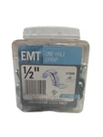 Halex, 61505B, 0.5 In., One Hole, Electrical, Metallic Tubing Strap, 100 Pack. Fixed Price $13.99.