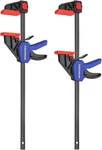 Workpro 2-PACK 12" Light Duty F One Hand Quick-release Wood Clamp/spreader. Fixed Price $19.39.