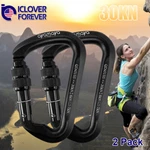 Heavy Duty 30KN Aluminum Locking Carabiner Clip D-ring Snap Screw Hook Climbing. Fixed Price $21.99.