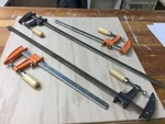 Vintage 4PC Craftsman 66768 (24") / Jorgensen 03712 (12") Bar Clamp Set. Fixed Price $39.99.
