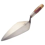 Rose Brick Trowel 12" Narrow London Pattern Leather Handle. Fixed Price $58.20.