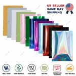 Variety Of Colors & Sizes Flat Mylar Foil Heat-sealable Open Top Pouch Bag M1. Fixed Price $159.92.