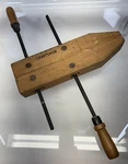 Vintage Sears Craftsman Wooden Clamp Model 14 Parallel Jaw. Fixed Price $21.88.
