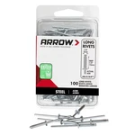Arrow RLS1/8IP Long Steel 1/8-INCH Pop Rivets For Metal, Fabric, Leather, And.... Fixed Price $12.89.