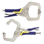 2 Pack Face Clamps 11" Metal Swivel Pad Rubber Handle Woodworking. Fixed Price $28.25.