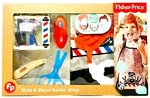 Fisher-price Style & Shave Barber Shop Apron Holds All Your Tools Age 3 Up. Fixed Price $41.37.