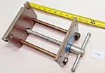 Vise, Columbian No. 6CM2 Woodcraft Woodworkers Under Bench 6" Wide Jaws Usa. Fixed Price $89.09.