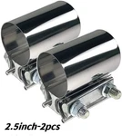 2.5 Inch Exhaust Clamp Lap Joint Band For Muffler Sleeve Coupler. Fixed Price $26.00.