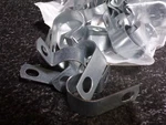 25PK Cable Clamp: CO1613Z1, Galvanized Steel, For In Max Od (g). Fixed Price $10.00.