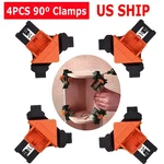 4PCS/SET 90 Degree Right Angle Clip Clamps Corner Holders Woodworking Hand Tools. Fixed Price $8.85.