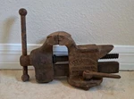 Vintage Bench Vise Littlestown 25 With Pipe Jaws Usa Works Used. Fixed Price $29.99.