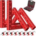 Corner Clamp, 90 Degree, 4 Pack, 5.5"X 5.5", Aluminum Alloy Woodworking Tools. Fixed Price $80.99.