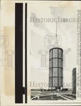 1963 Press Photo Building Planned For Construction Wolf Point, Chicago. Fixed Price $24.99.