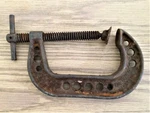 Vintage Hargrave Cincinnati Tool Co. C-clamp No. 603-4. Fixed Price $9.99.