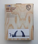 Wilton 14870 530 Steel Pipe Clamp Fixture Deep-throat 3/4" Threaded. Fixed Price $29.00.