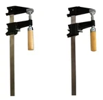 Pack - 12" Steel Bar Clamp Tools Ratchet Quick Release For Metal Wood. Fixed Price $24.99.