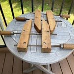 Set Of 2-12 Vintage Wood Screw Clamps The Cincinnati Tool Company Hargrove #712. Fixed Price $29.99.