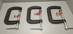 Lot Of Husky 4" C-clamp Model 823-112. Fixed Price $33.22.