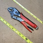 Husky Tools Cushion Grips Vise 9 Locking Plier Curved Jaw Lifetime Warranty. Fixed Price $14.89.