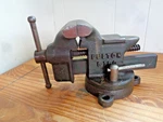 Vintage Fulton 3 Bench Vise Model 5190. Fixed Price $52.50.