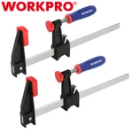 Workpro 12" Steel Bar Clamps Set 2PC Quick-release Wood 600LBS Load Limit. Fixed Price $25.99.