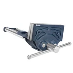 7" Heavy Duty Woodworking Vise, Plain Screw Bench Cast Iron With 8" Jaw Op. Fixed Price $168.99.
