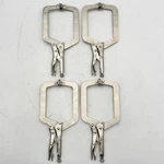 Mac Tools MLP9CCSP 9" Long Reach Locking C-clamps With Swivel Pad Lot Of 4. Fixed Price $90.00.