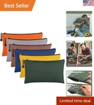 Versatile 6 Pack Canvas Bags - Ideal For Crafts, Tools & Travel Essentials. Fixed Price $43.19.