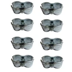 Chain Link Fence Panel Clamps Kennel (set Of 8) For 1-3/8. Fixed Price $31.00.