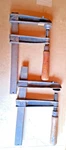 Gross Stabil Sliding Clamp Metal Working Set Of 2 Germany Vintage 4A. Fixed Price $48.00.