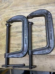 2X Brink & Cotton No. 146-6 6" C-clamp. Fixed Price $30.00.