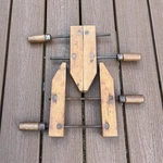 Vintage Wood Screw Clamps The Cincinnati Tool Company Hargrove #710 Set Of 2. Fixed Price $29.99.
