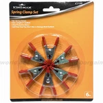 6 Ct 2" Inch Spring Clamp Steel Clip Vise Tool W/ Vinyl Tip Insulated Handle. Fixed Price $8.99.