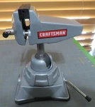Craftsman 2 3/4" Hobby Vise 360 Swivel 180 Tilt Vacuum Base Used. Fixed Price $21.95.