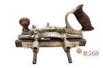 Very Nice Nickel Shape Stanley Tools 46 Skew Plow Plane. Fixed Price $100.00.
