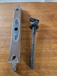 Antique 16" Long Wood Screw Bench Leg Clamp Vise Ohio Tool Co. Fixed Price $60.00.