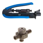 RG59 RG6 RG11 Compression Tool Bnc Rca Connectors Professional Crimper. Fixed Price $28.13.
