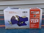 Central Forge 3" Swivel Vise With Anvil Cast Iron New In Box Item 61329. Fixed Price $59.95.