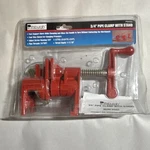 Pittsburgh Pipe Clamp Metal Red 3/4 Single Piece Model 94053. Fixed Price $14.99.