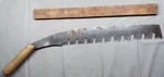 Japanese Traditional Carpenter Tool Kobiki Nokogiri Big Saw Blade 23.2IN L30.3IN. Fixed Price $118.00.