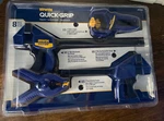 Irwin Quick-grip 8-PACK Assorted Clamp Set Model #IRHT83220. Fixed Price $31.95.