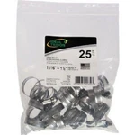 (1-PK Of 25) Ideal Hy-gear 11/16" 1-1/2" Stainless Steel Worm Hose Clamp. Fixed Price $32.99.