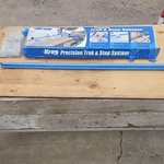 Kreg Precision Trak & Stop System Table Saw Jig Metal Blue Cutting Accessory. Fixed Price $200.00.