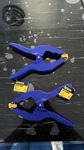 Two Irwin Quick Grip Spring Clamps 58300. Fixed Price $19.99.