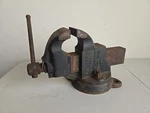 Chas Parker 973 1/2 Bench Vise 1/3" Jaws Swivel Meriden. Fixed Price $179.99.